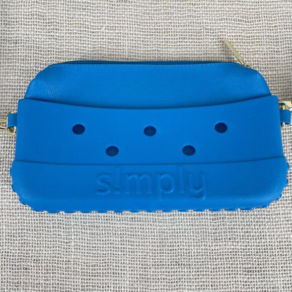 Simply Southern Crossbody, small purse, wrist strap, Beach Bright Blue - Picture 1 of 9